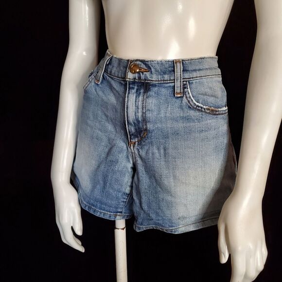 Joe's Cooper Distressed Blue Jean Shorts (26) - Picture 1 of 6
